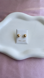 Dormilonas Tipo Bola en oro 14K