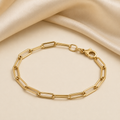 Manilla Paper Clip en oro 10K