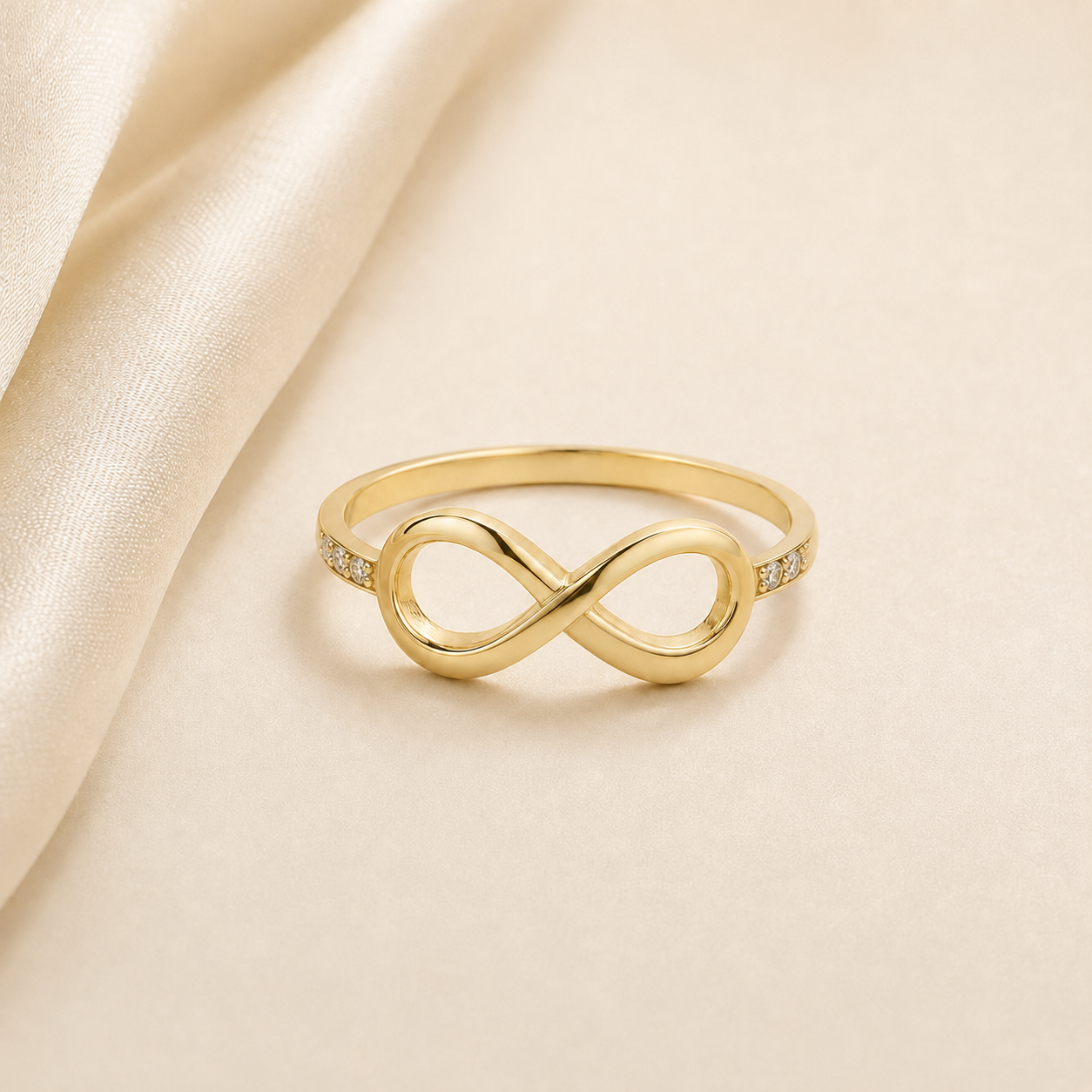 Anillo Infinito en oro 10K
