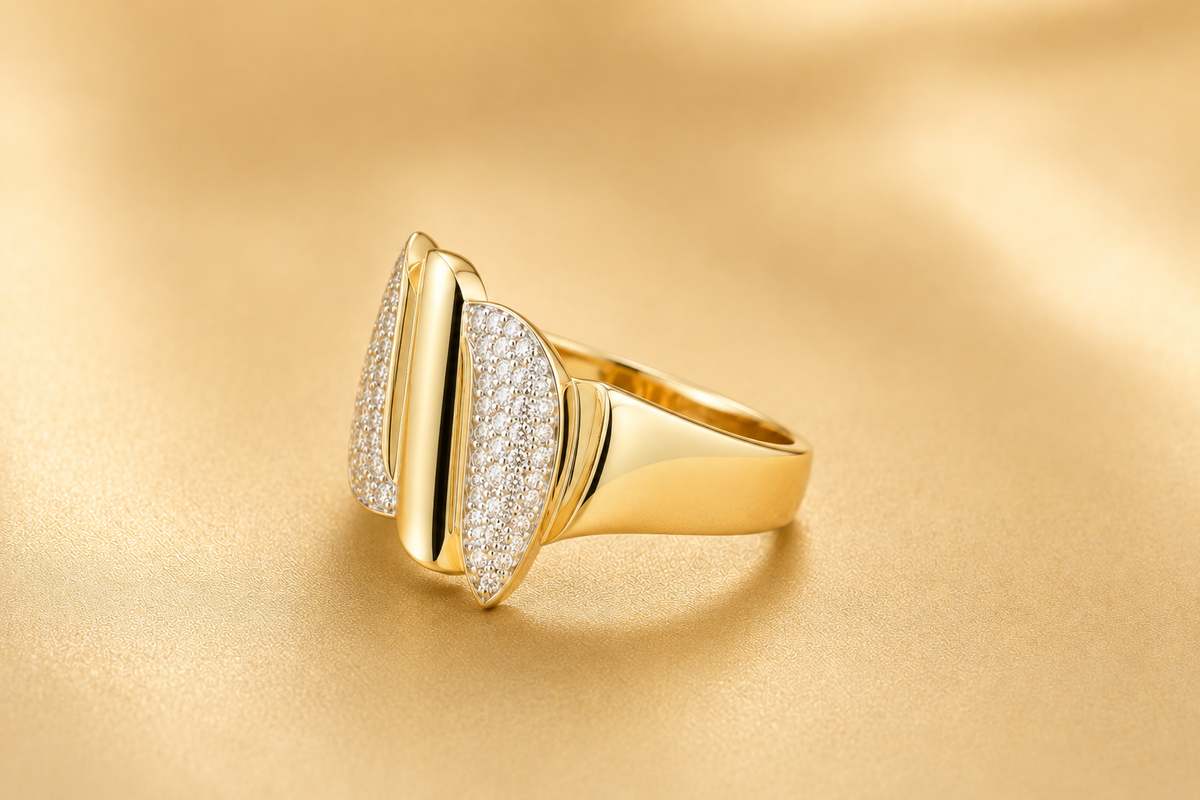 Anillo en oro 10k