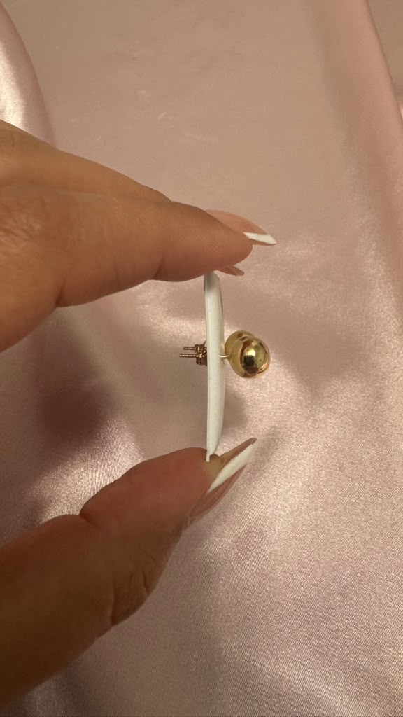 Dormilonas Tipo Bola en oro 14K